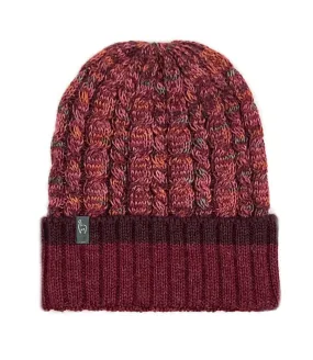 NEW! Alpaca Beanie - Braided - Scarlet