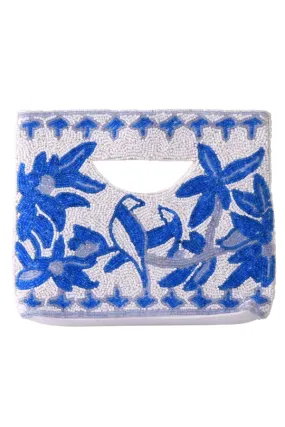 Palm Beach Clutch / Blue Parrot