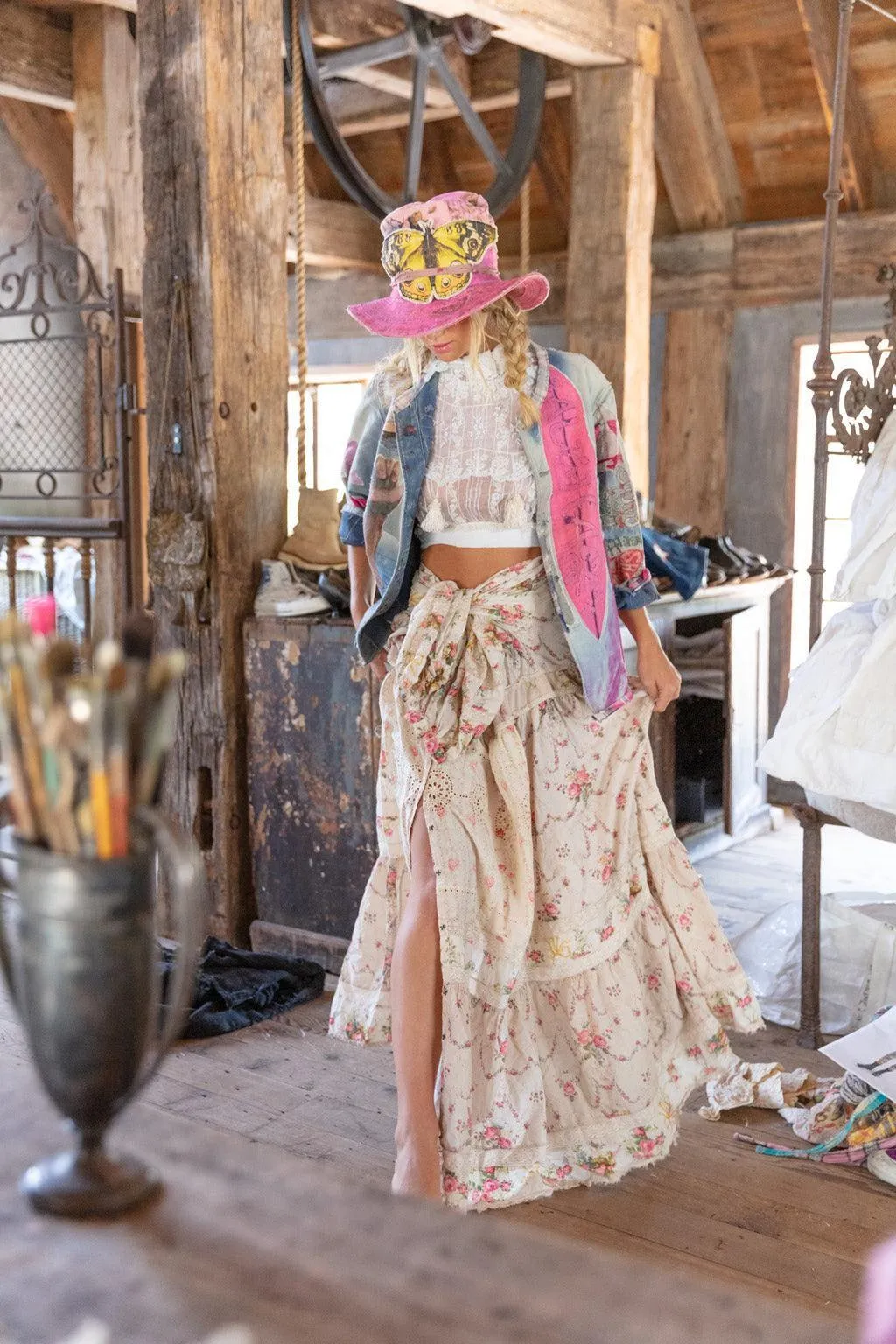 Patchwork Floral Chaney Dress
