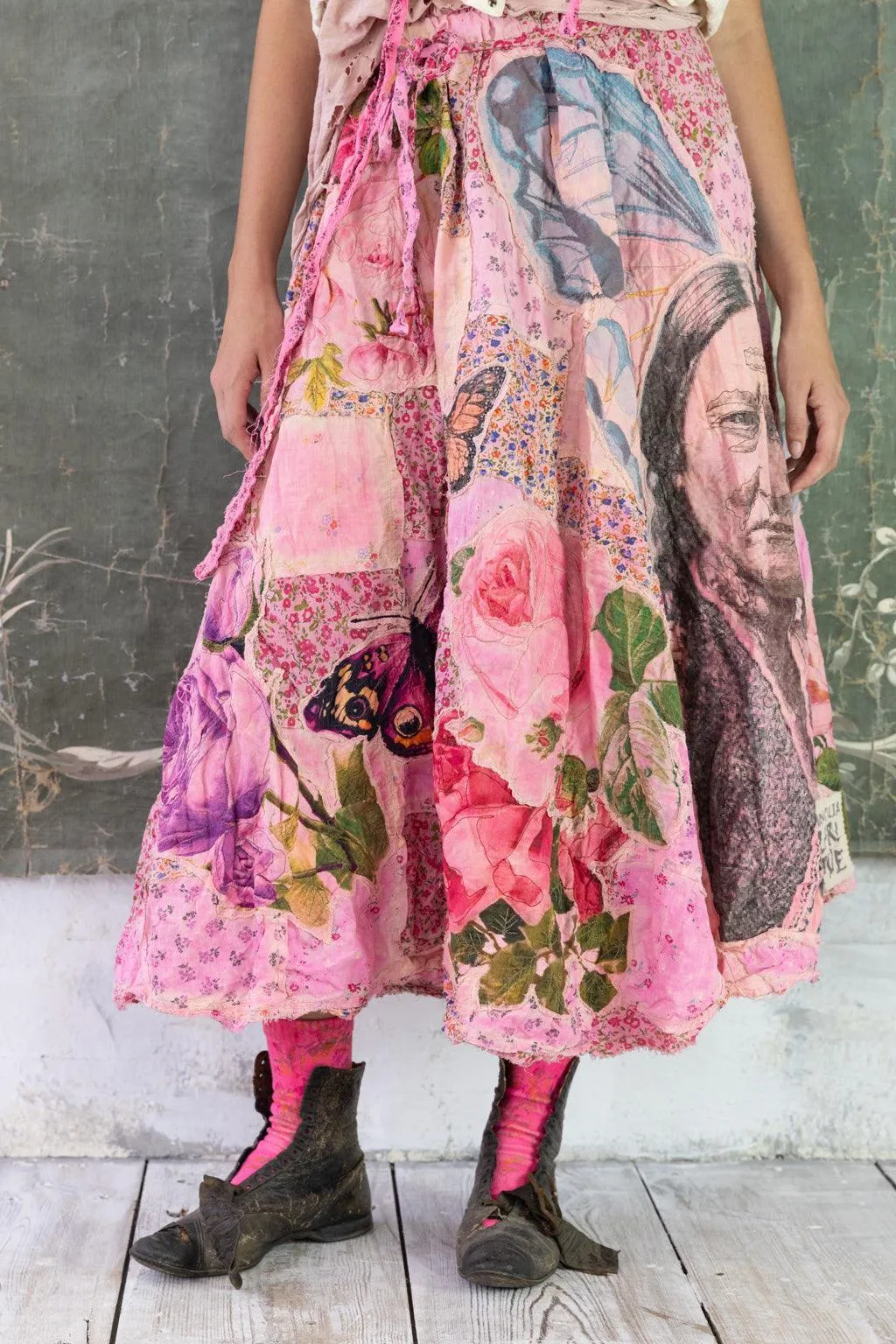 Patchwork Sascha Wrap Skirt