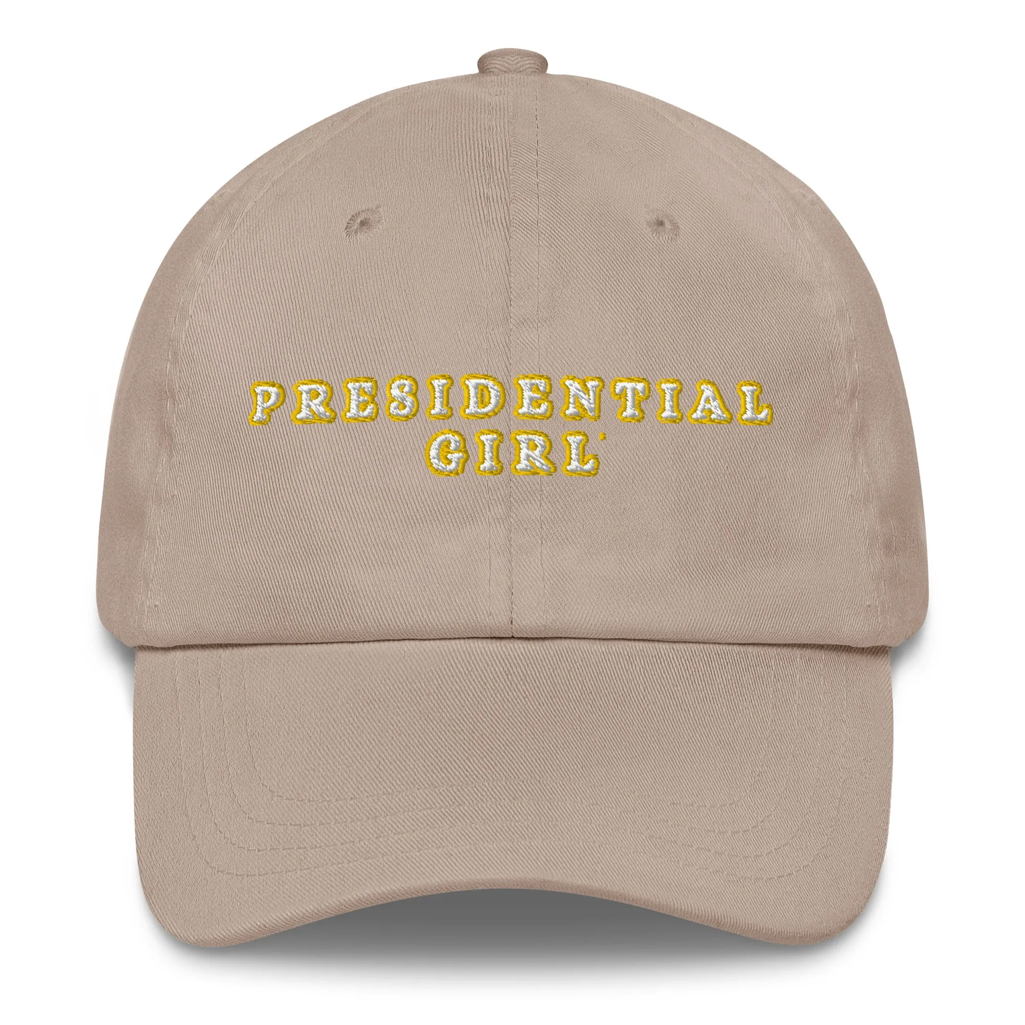 PRESIDENTIAL GIRL® - GOLD AND WHITE CAP