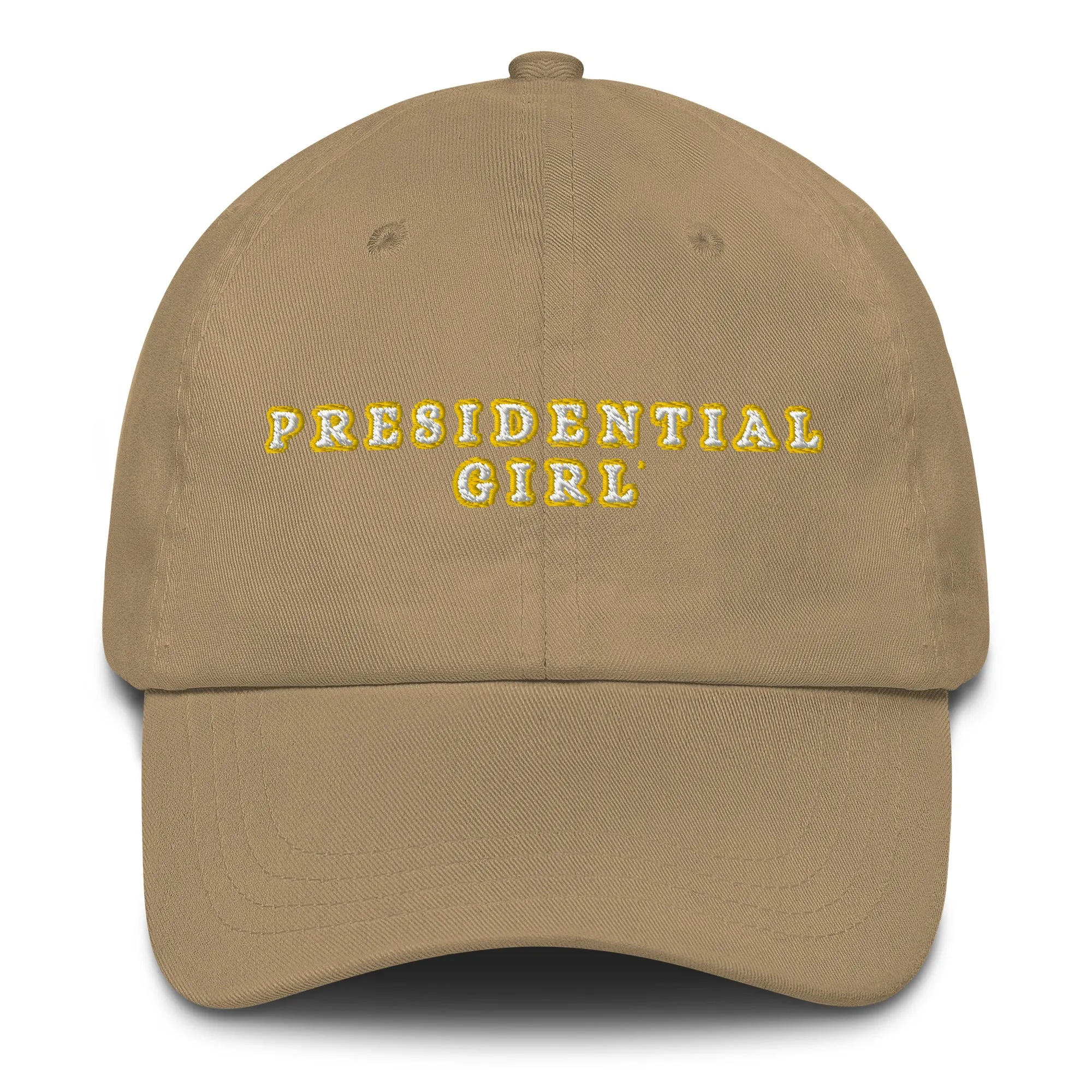 PRESIDENTIAL GIRL® - GOLD AND WHITE CAP
