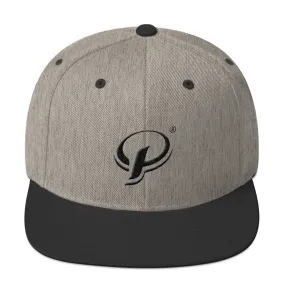 Presidential P LOGO Black Snapback Hat