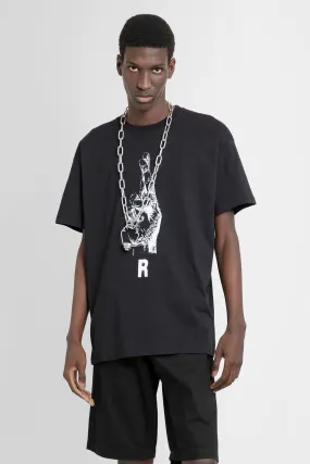 RAF SIMONS MAN BLACK T-SHIRTS & TANK TOPS