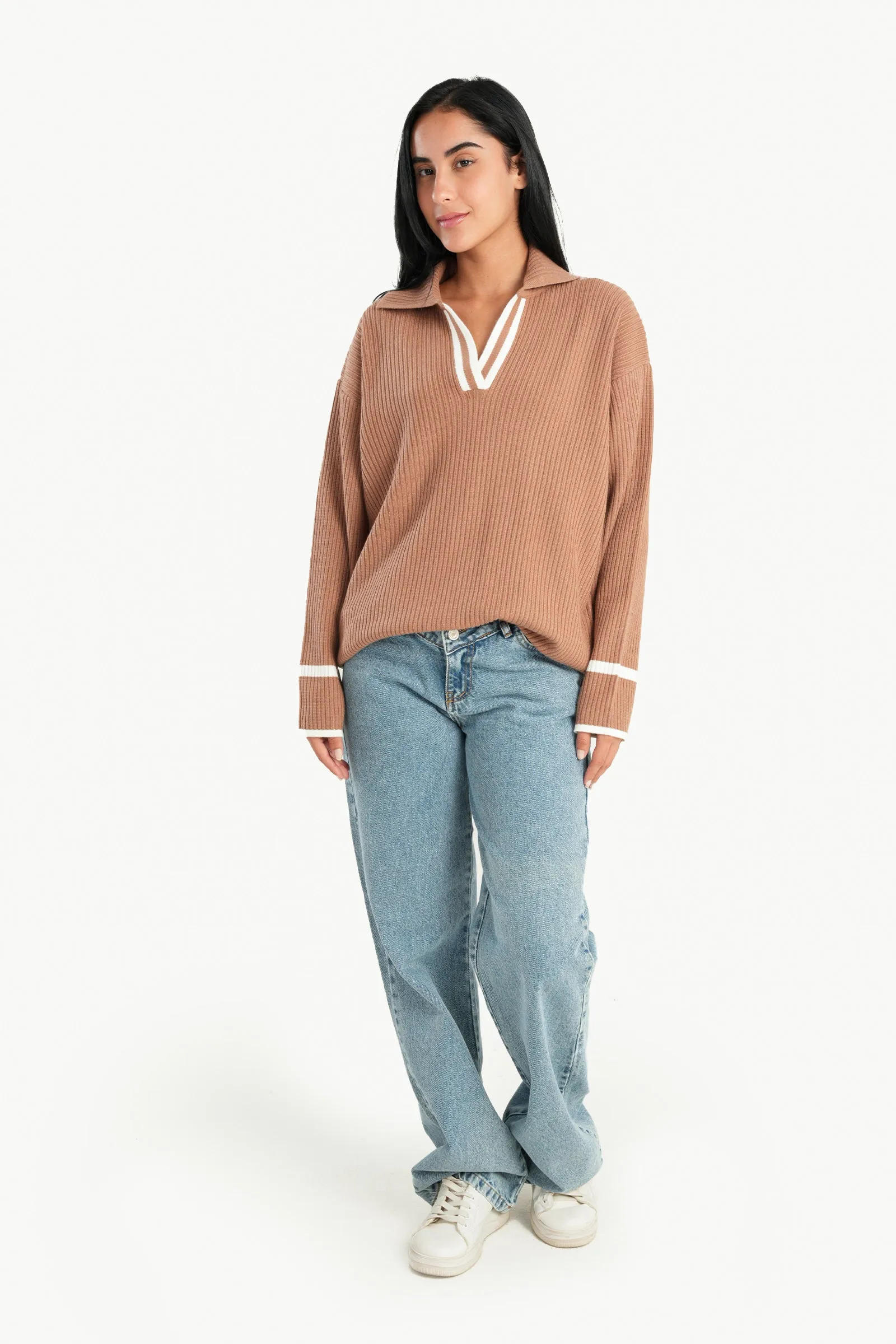 Ribbed Lounge Pullover