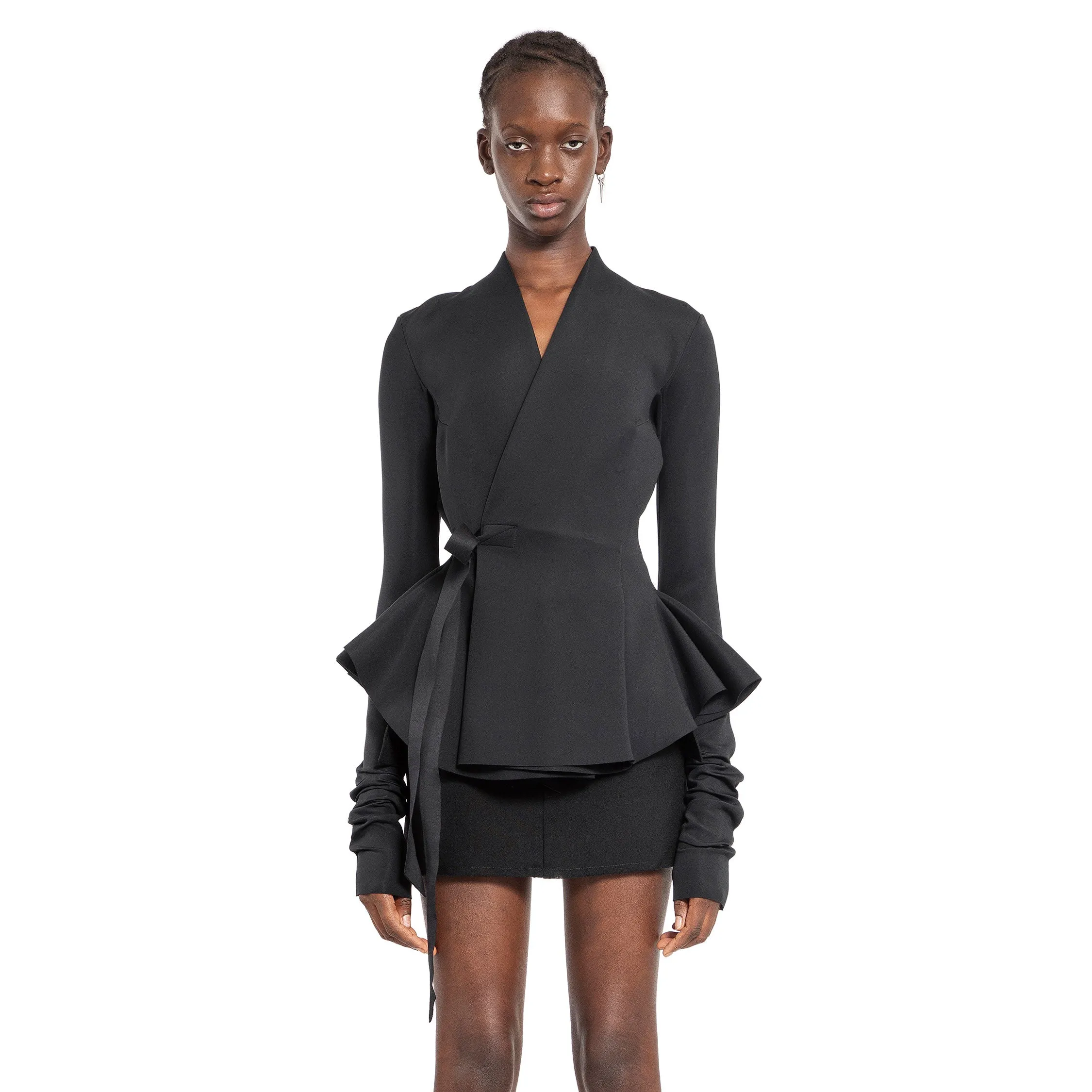 RICK OWENS LILIES WOMAN BLACK BLAZERS