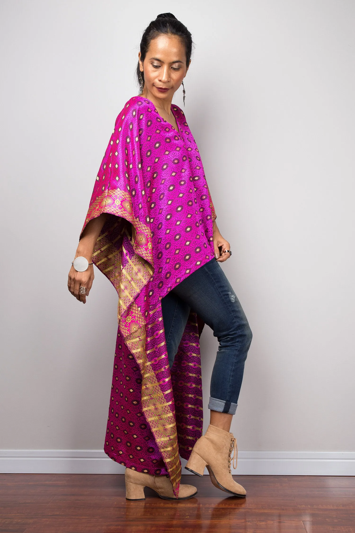 Short front kaftan top