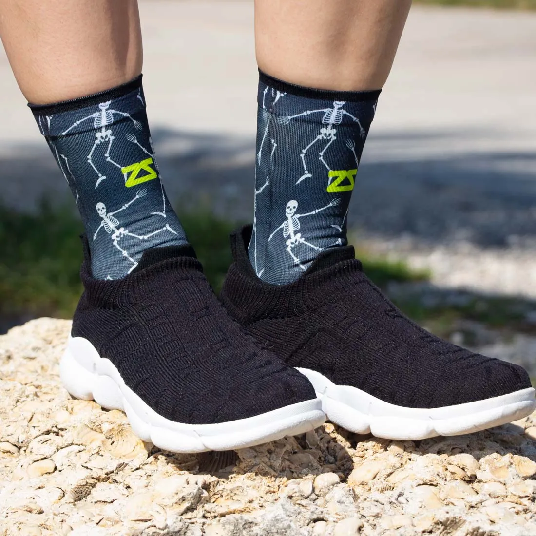 Skeletons Socks (Mini-Crew)