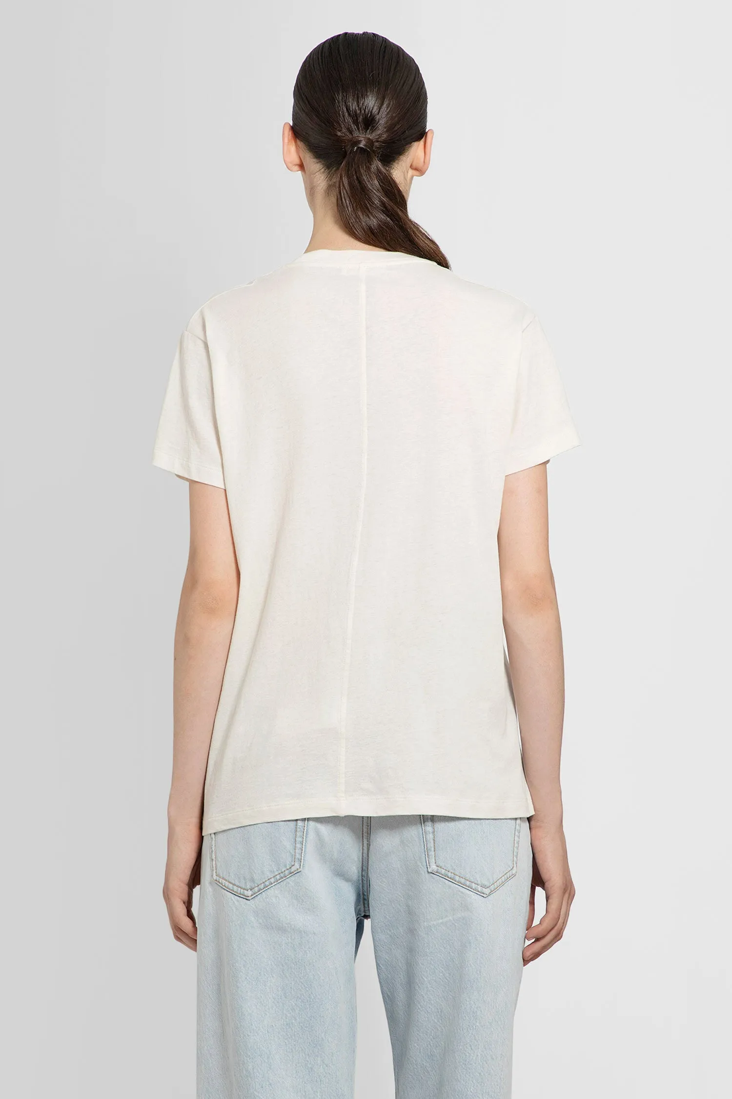 THE ROW WOMAN OFF-WHITE T-SHIRTS & TANK TOPS