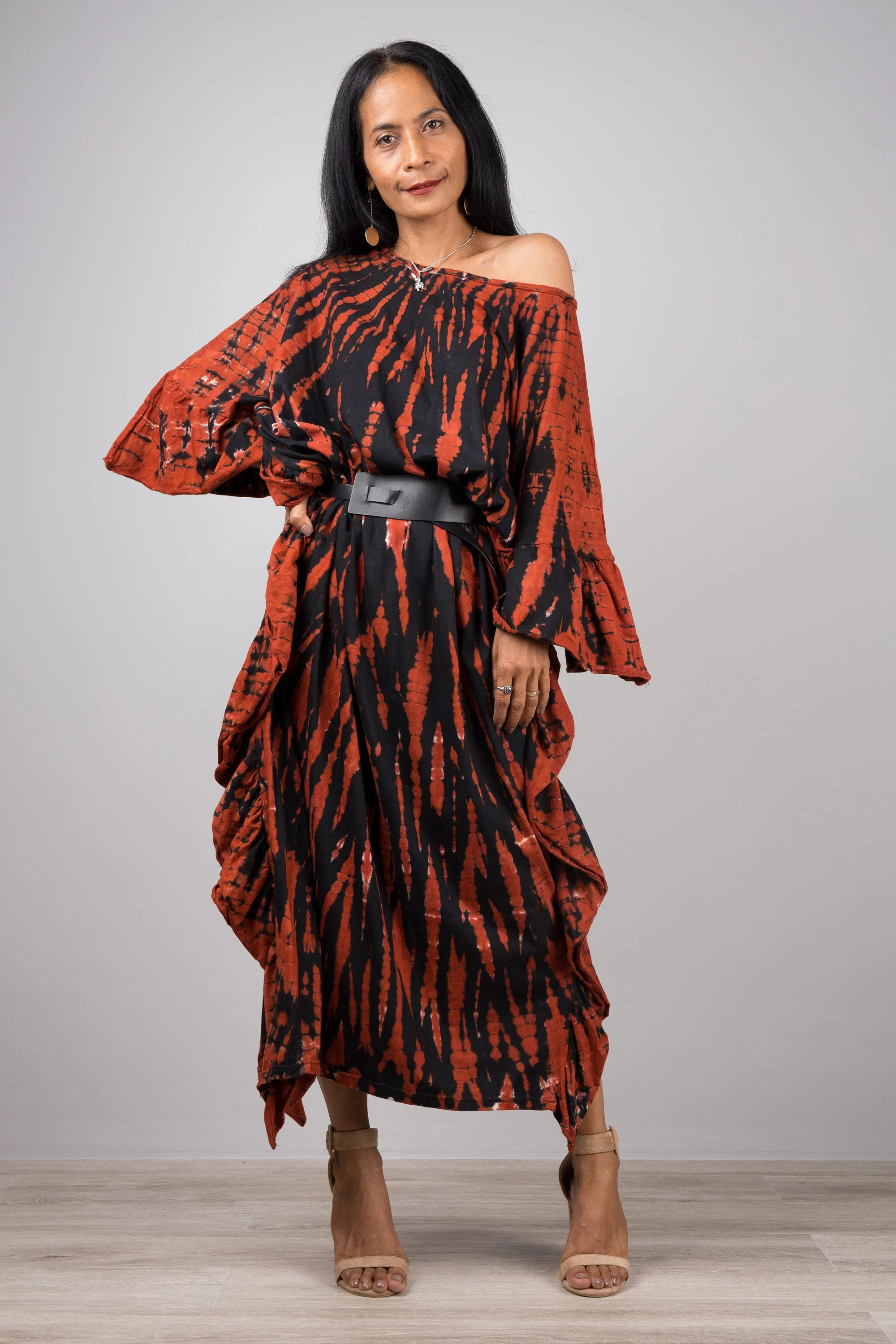 Tie dye kaftan