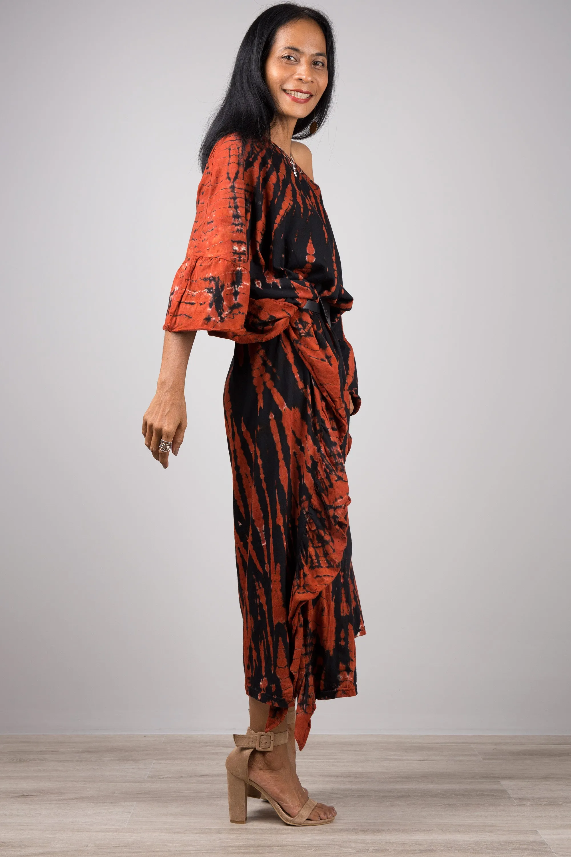Tie dye kaftan