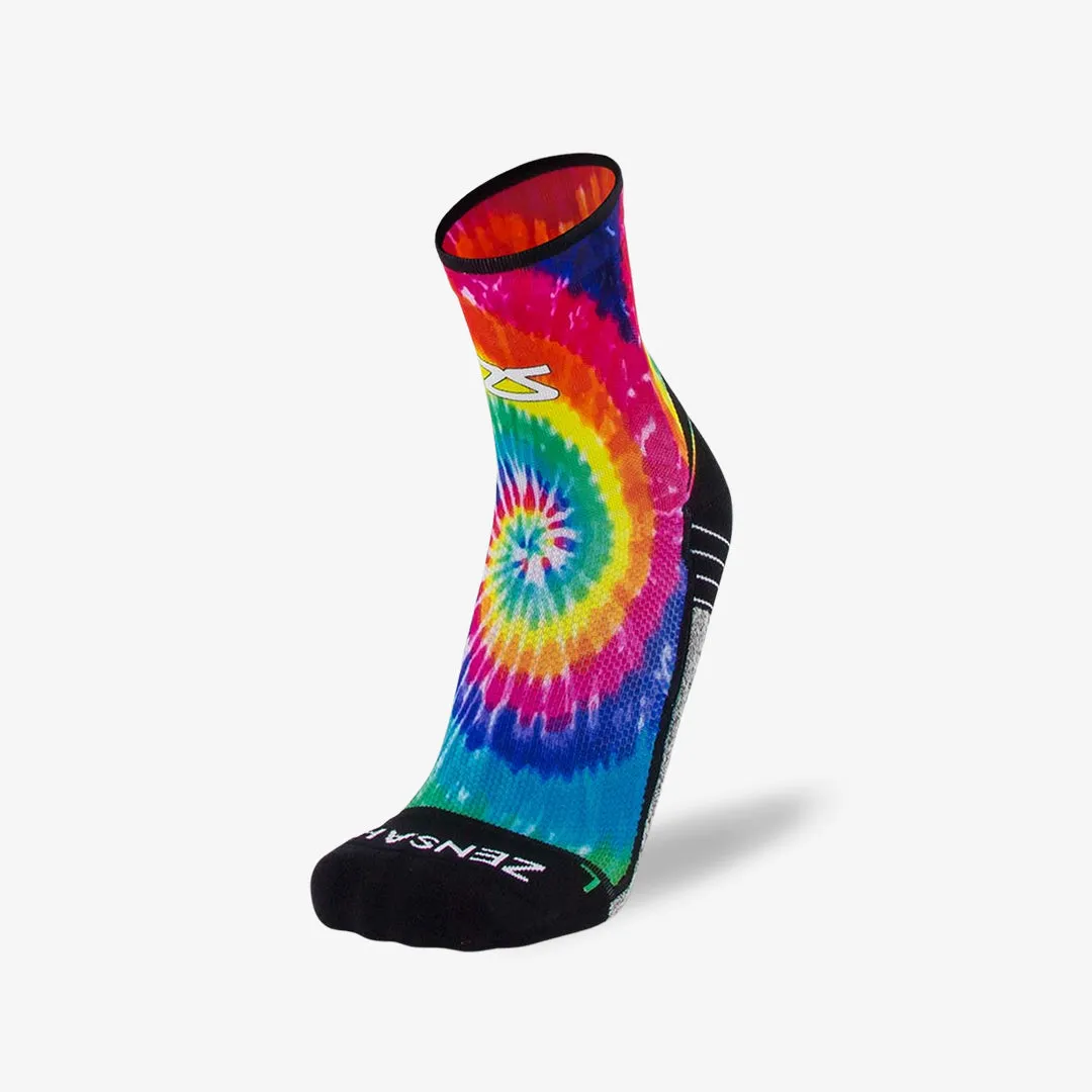 Tie Dye Running Socks (Mini-Crew)