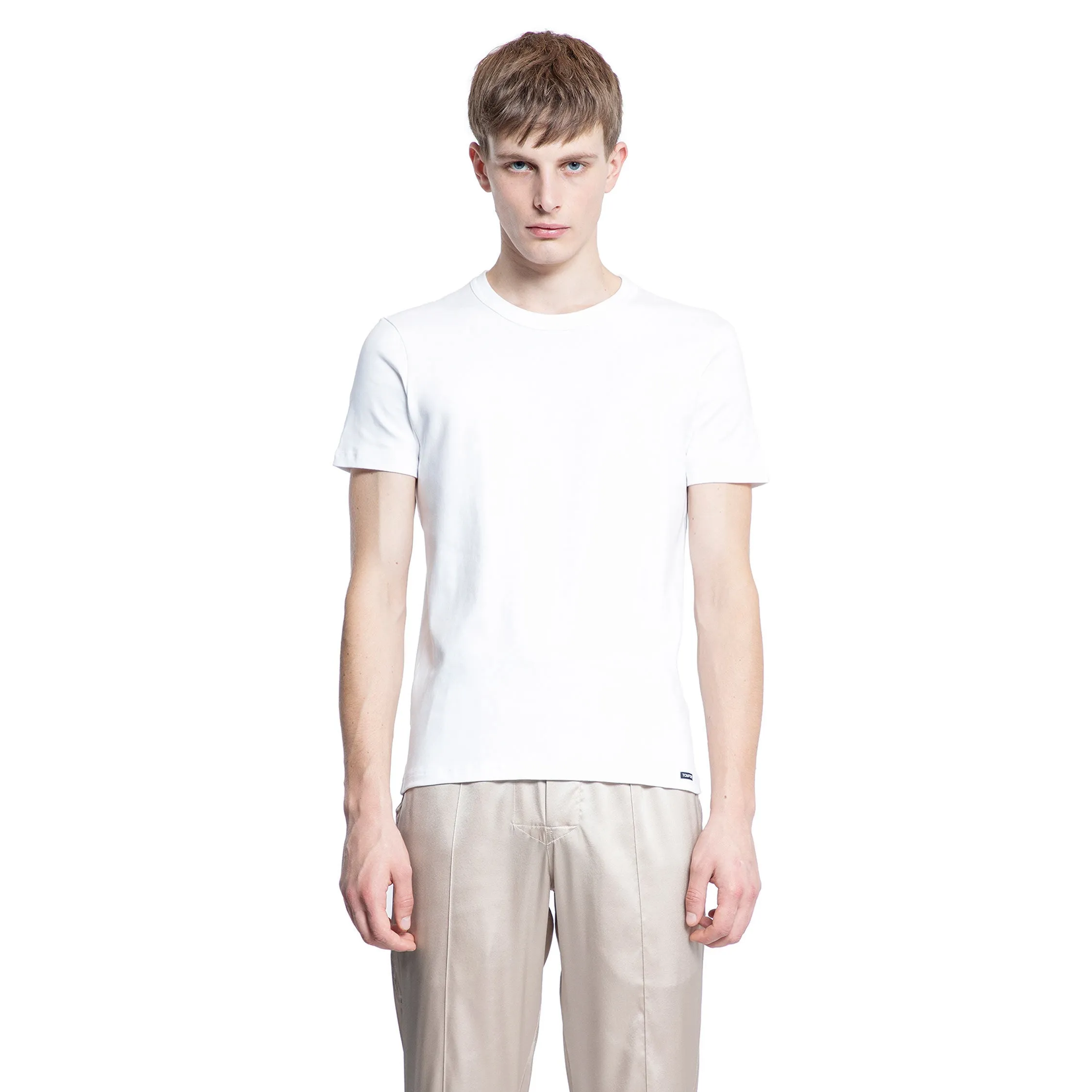 TOM FORD MAN WHITE T-SHIRTS & TANK TOPS