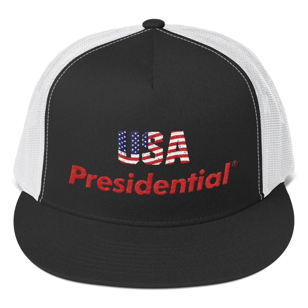 USA PRESIDENTIAL® Trucker Cap  (Red)