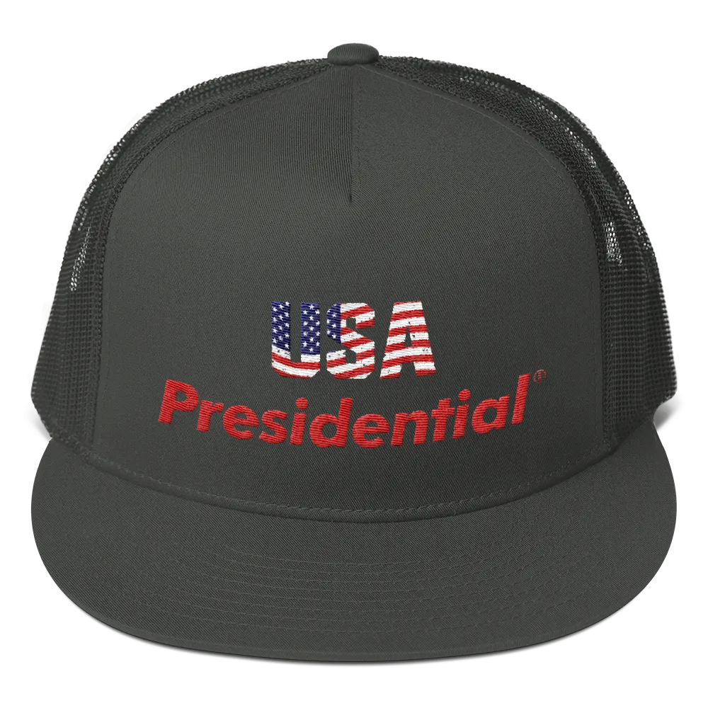 USA PRESIDENTIAL® Trucker Cap  (Red)