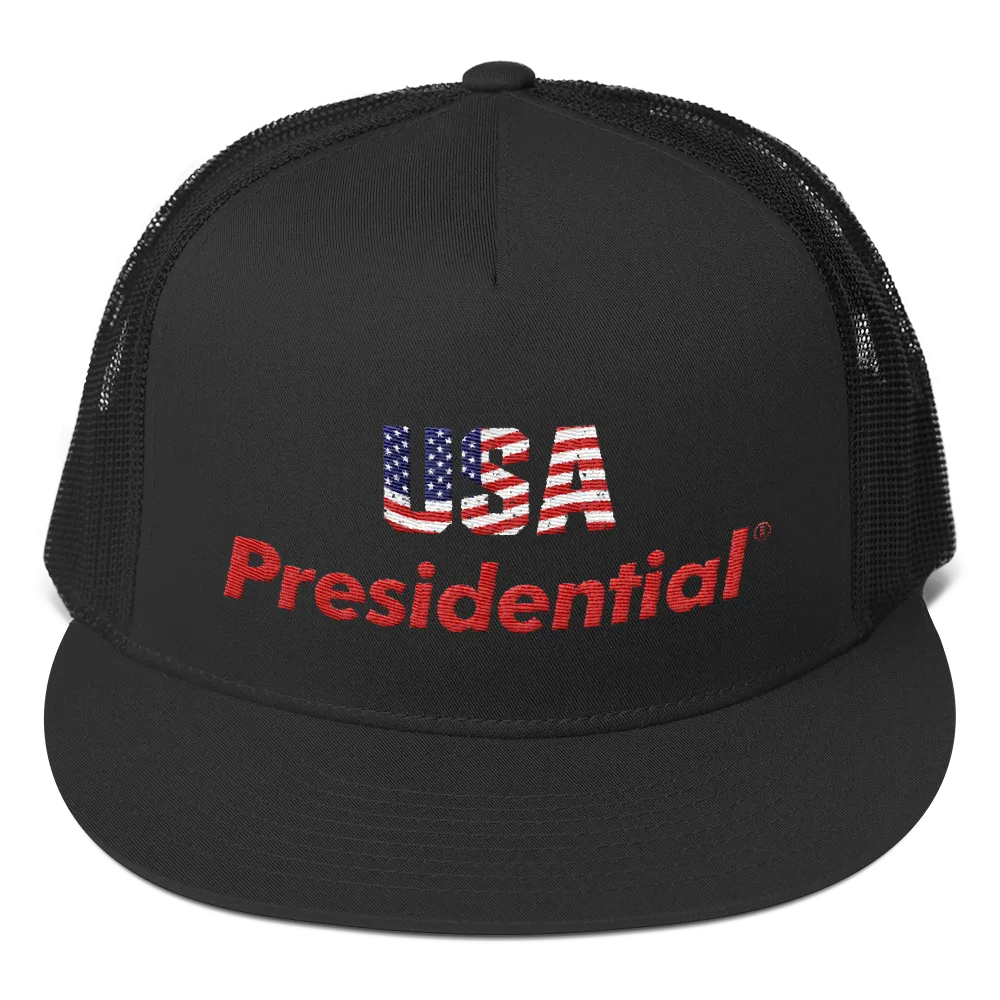 USA PRESIDENTIAL® Trucker Cap  (Red)
